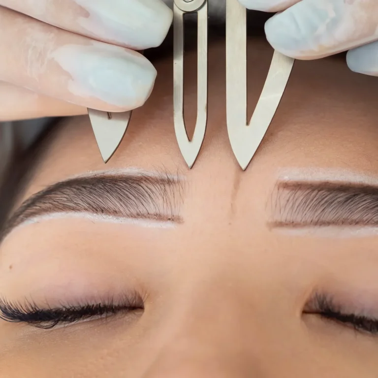 Exakte Vermessung nach Goldenem Schnitt – Brow-Mapping mit Caliper Vermessung (Caliper)